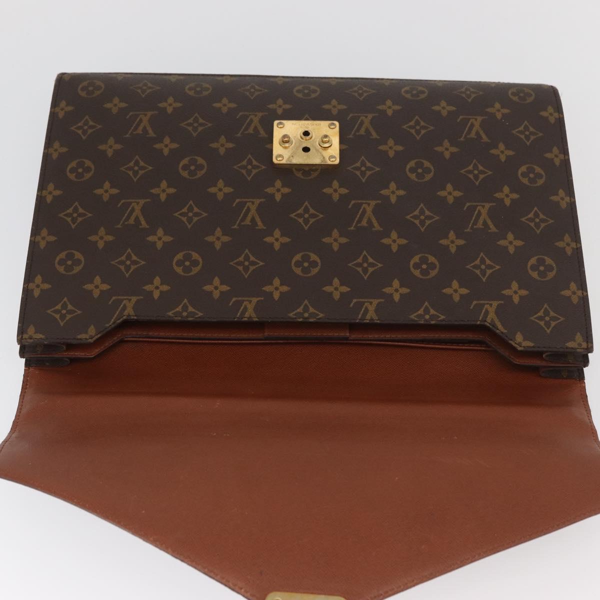 LOUIS VUITTON Monogram Serviette Conseiller Briefcase M53331 LV Auth YKZ118