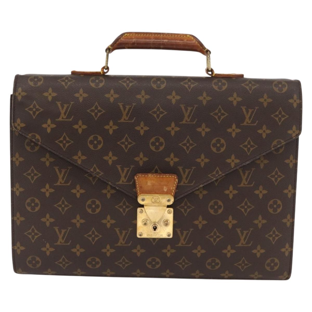 LOUIS VUITTON Monogram Serviette Conseiller Briefcase M53331 LV Auth YKZ118