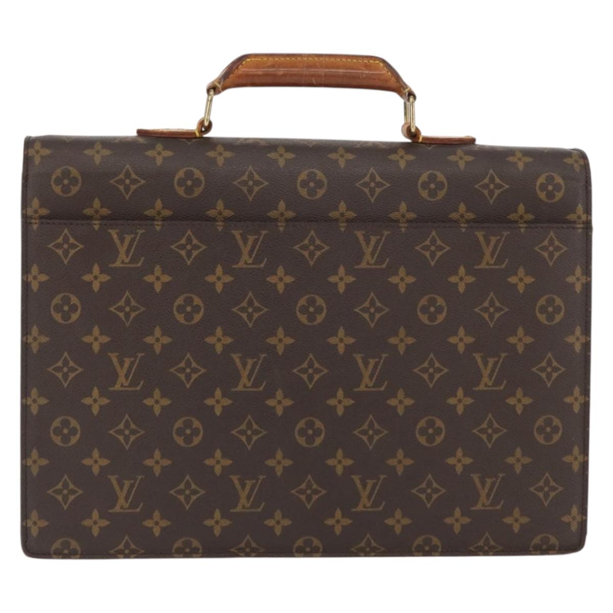 LOUIS VUITTON Monogram Serviette Conseiller Briefcase M53331 LV Auth YKZ118