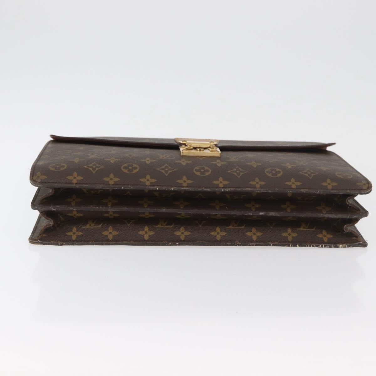 LOUIS VUITTON Monogram Serviette Conseiller Briefcase M53331 LV Auth YKZ118