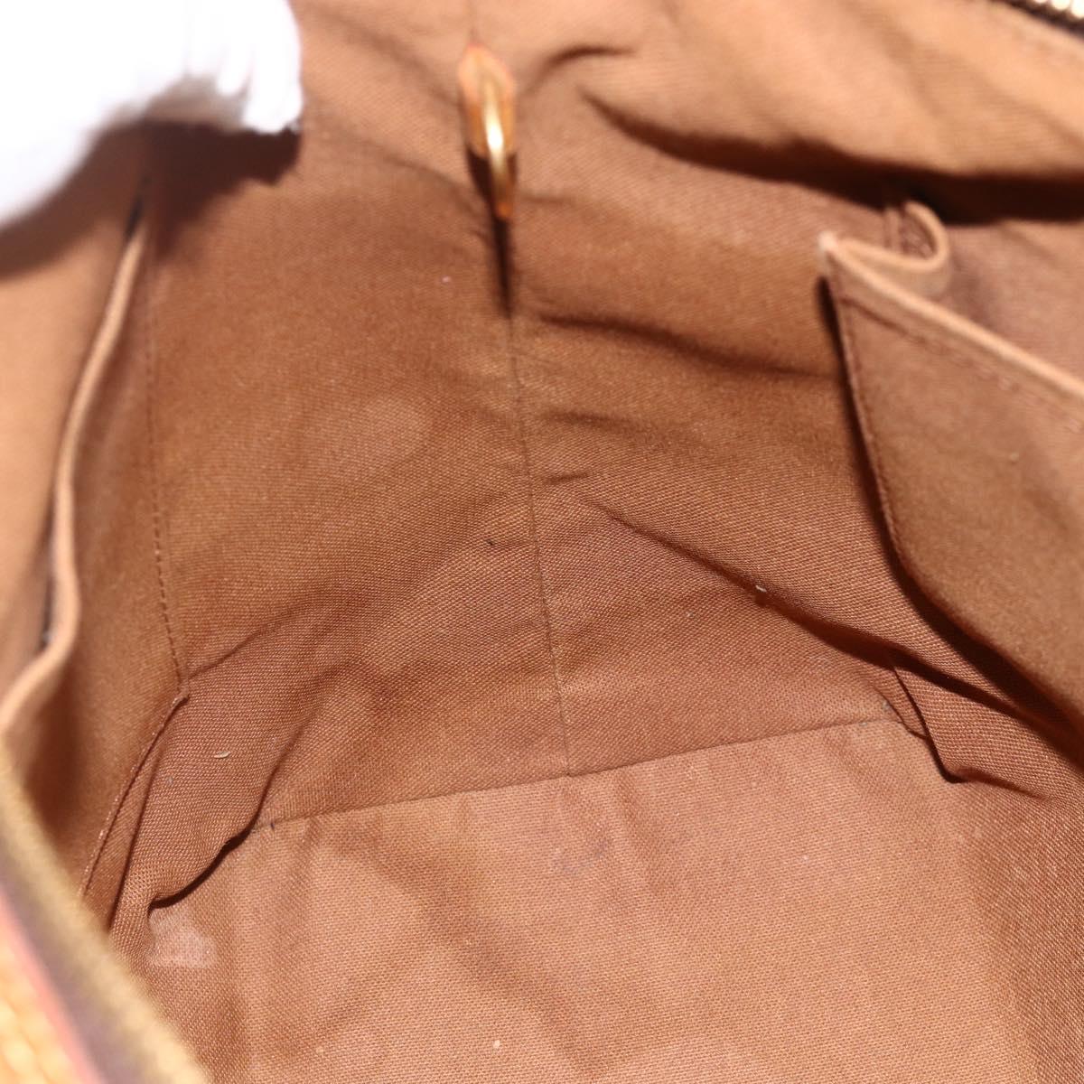 LOUIS VUITTON Monogram Palermo PM Tote Bag M40145 LV Auth YKZ1236