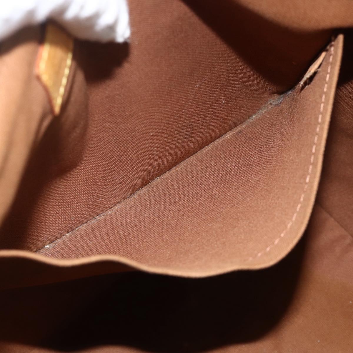 LOUIS VUITTON Monogram Palermo PM Tote Bag M40145 LV Auth YKZ1236