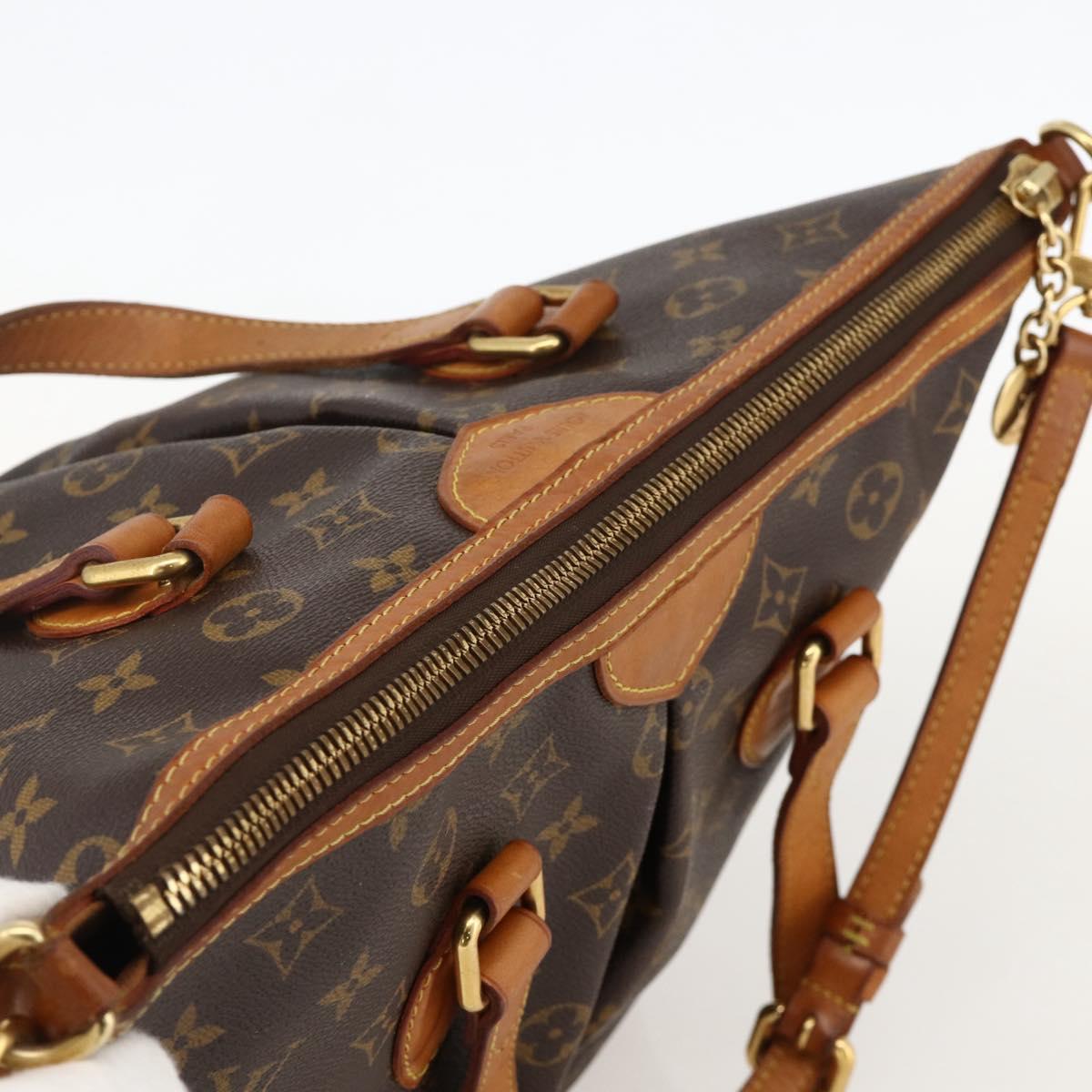 LOUIS VUITTON Monogram Palermo PM Tote Bag M40145 LV Auth YKZ1236