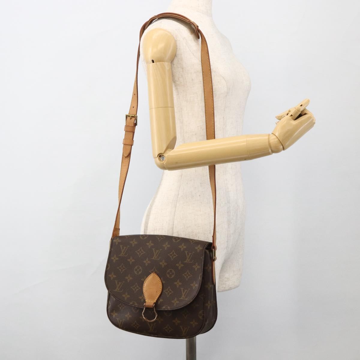 LOUIS VUITTON Monogram Saint Cloud GM Shoulder Bag M51242 LV Auth YKZ1237