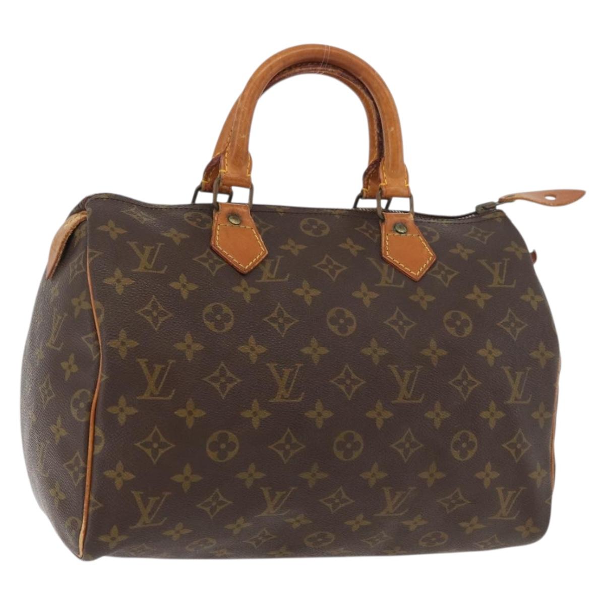 LOUIS VUITTON Monogram Speedy 30 Hand Bag M41526 LV Auth YKZ1261