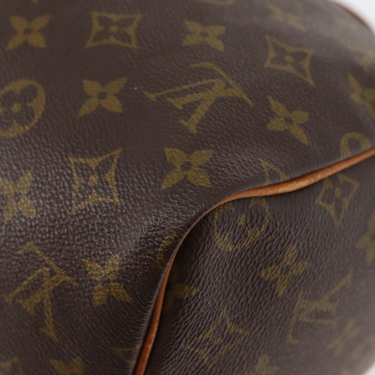 LOUIS VUITTON Monogram Speedy 30 Hand Bag M41526 LV Auth YKZ1261