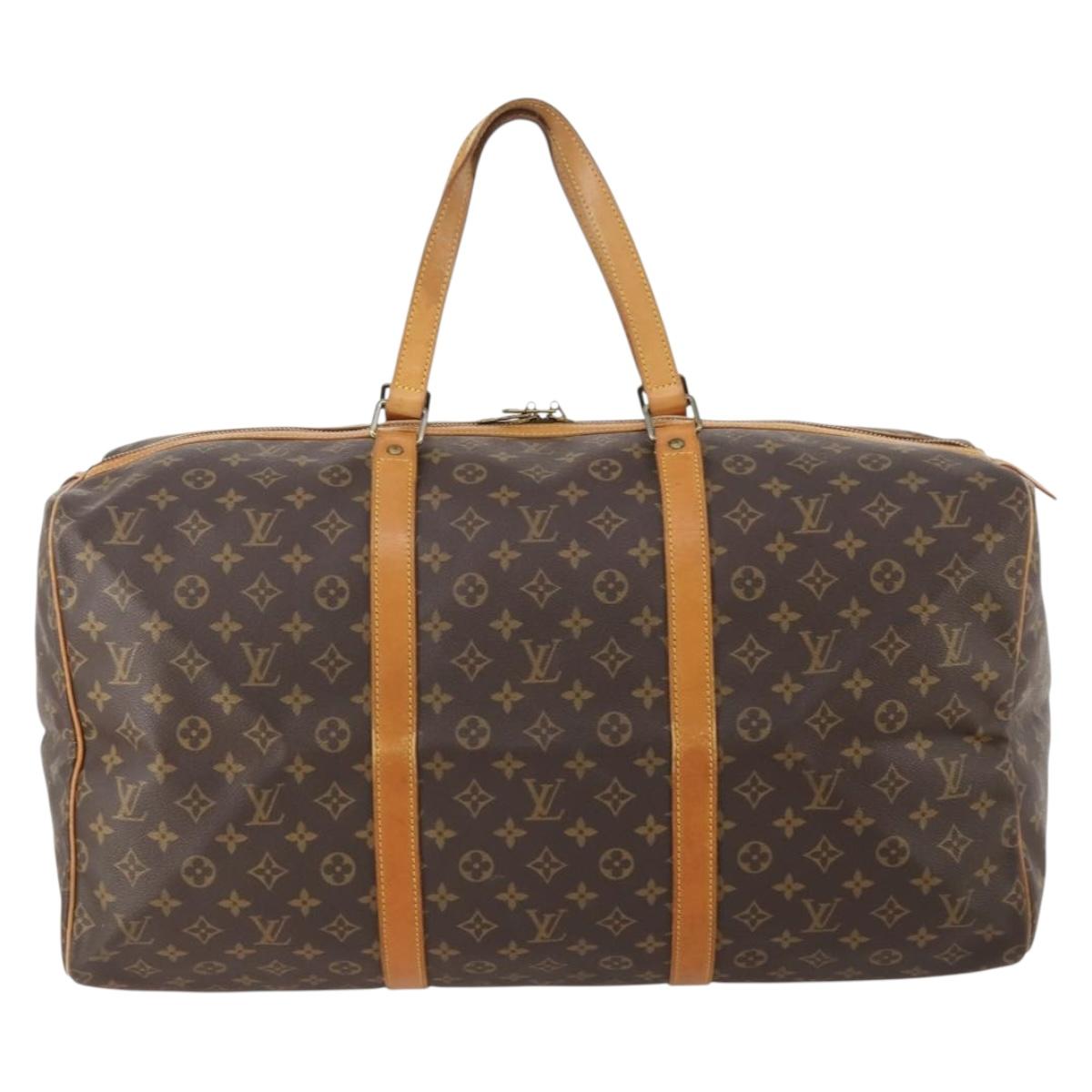 LOUIS VUITTON Monogram Sac Souple 55 Boston Bag M41622 LV Auth YKZ1262