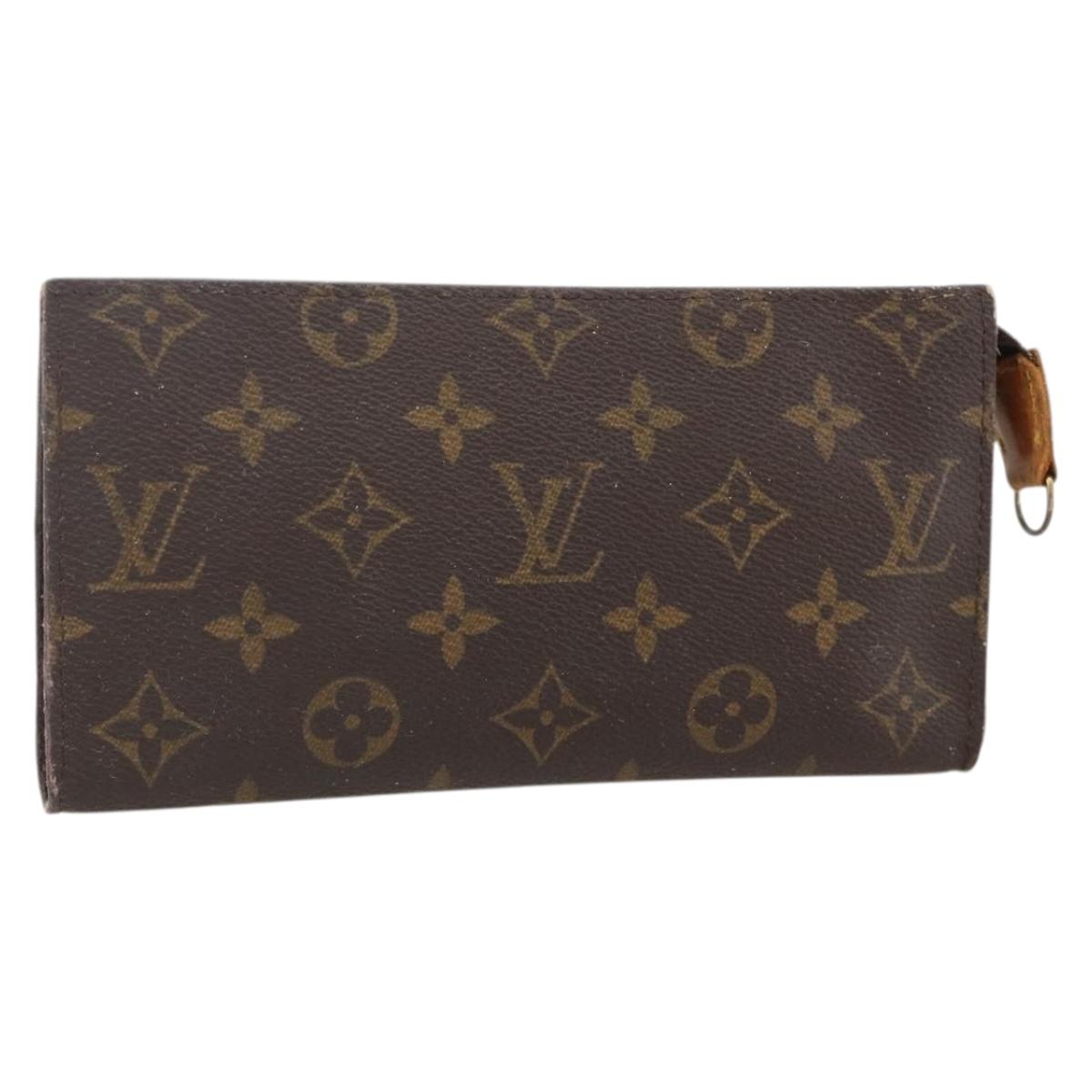 LOUIS VUITTON Monogram Bucket GM Accessory Pouch LV Auth YKZ1278