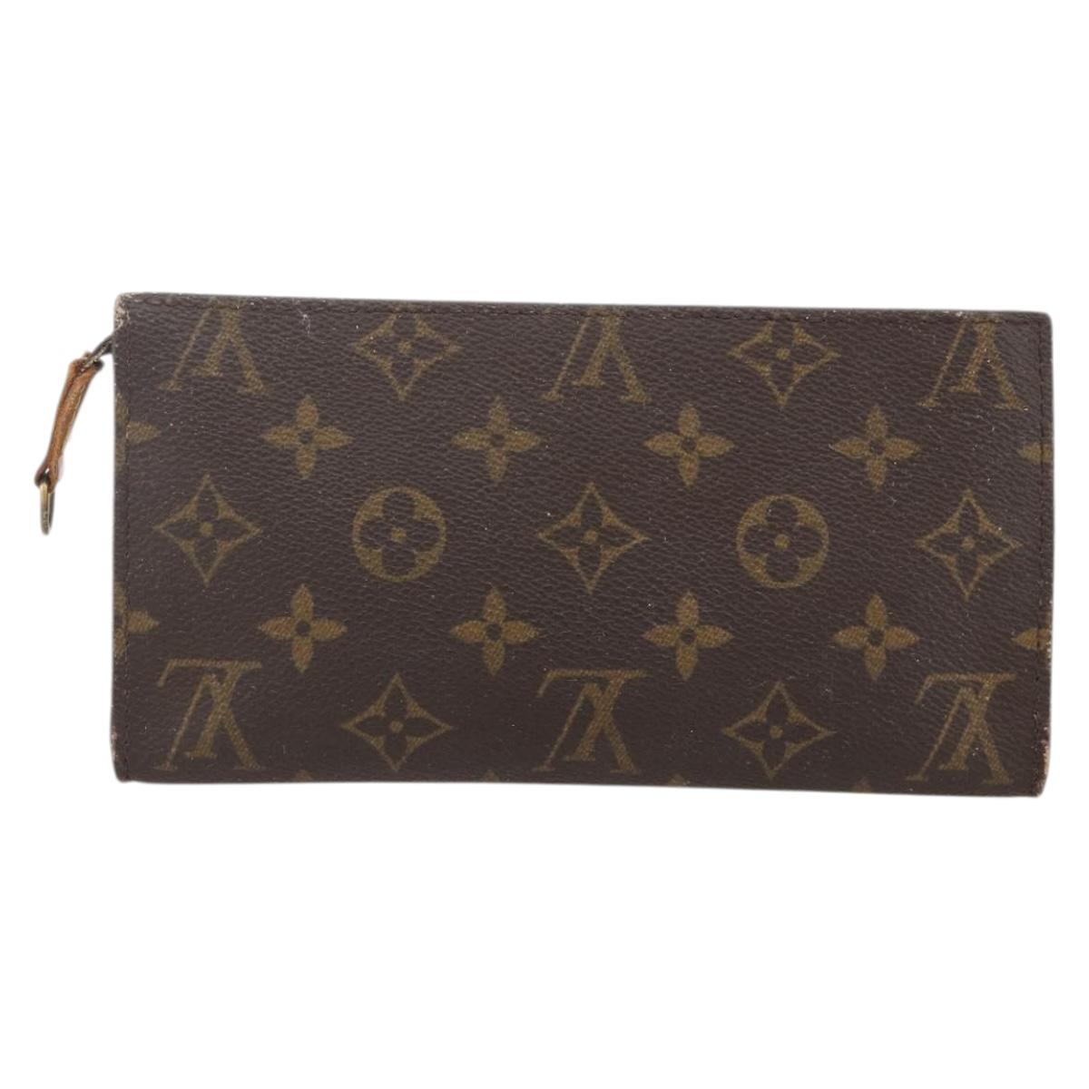 LOUIS VUITTON Monogram Bucket GM Accessory Pouch LV Auth YKZ1278
