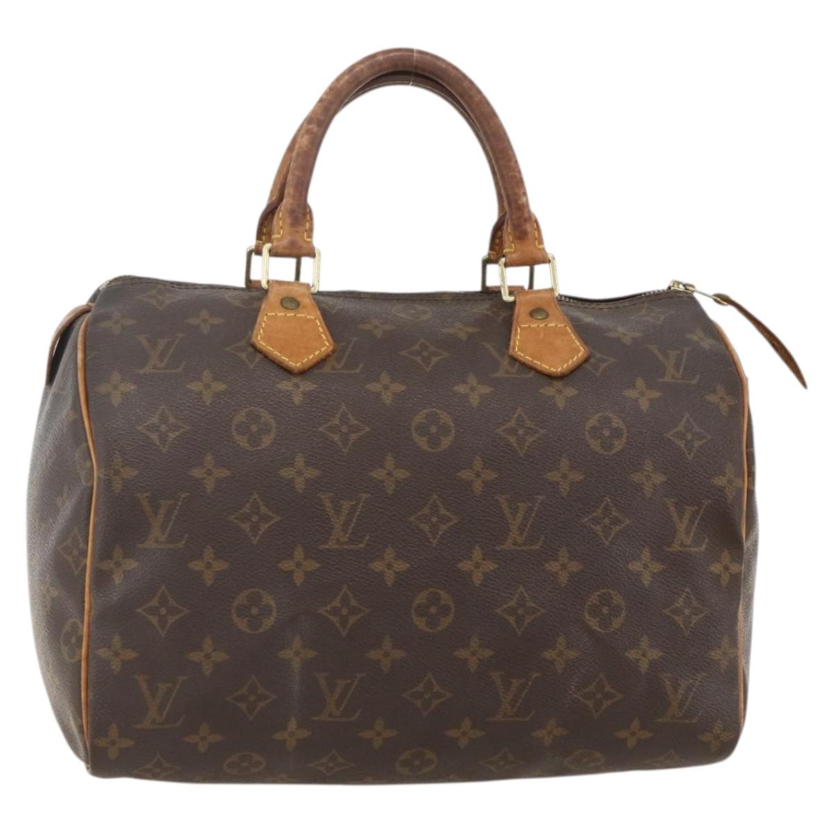 LOUIS VUITTON Monogram Speedy 30 Hand Bag M41526 LV Auth YKZ1288