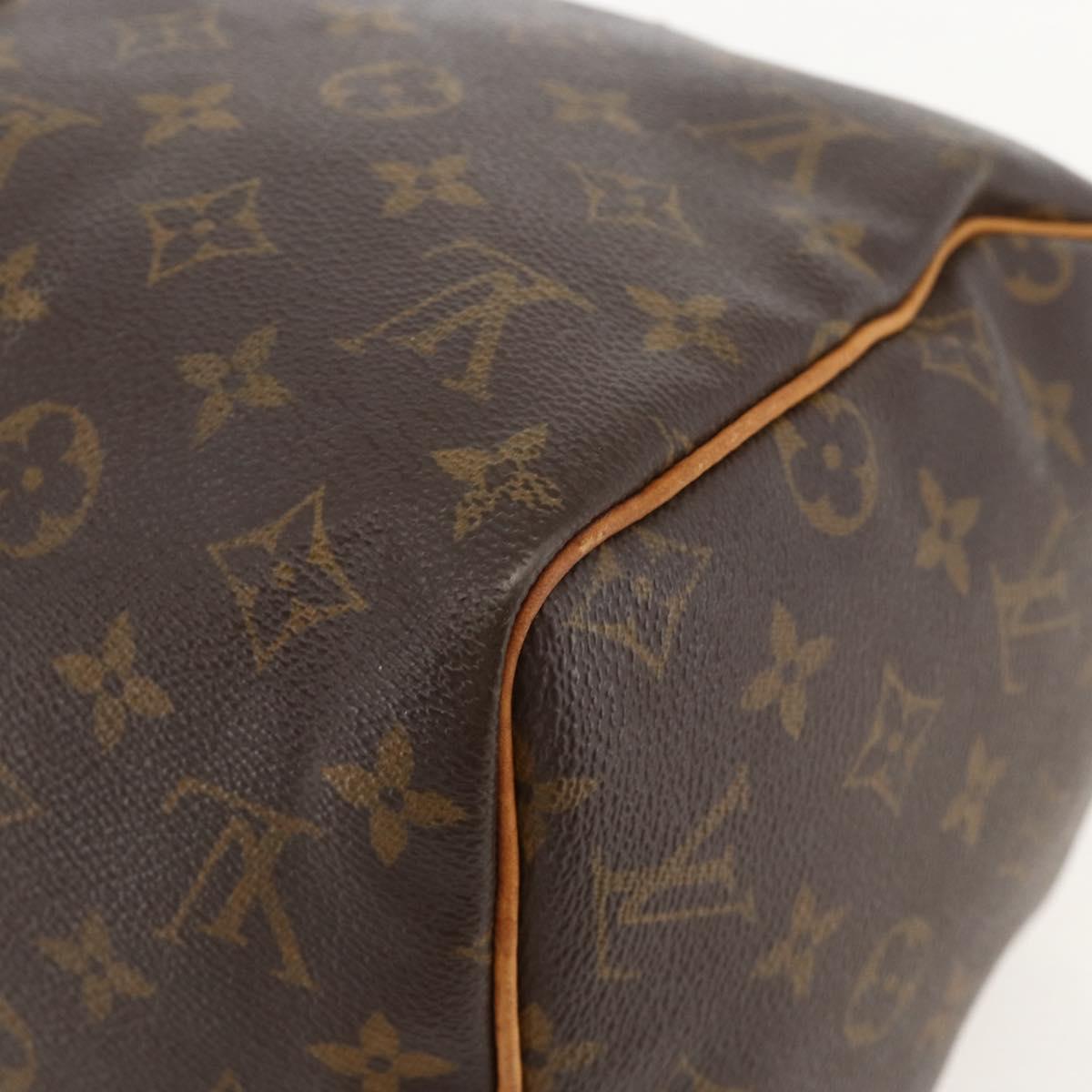 LOUIS VUITTON Monogram Speedy 30 Hand Bag M41526 LV Auth YKZ1288