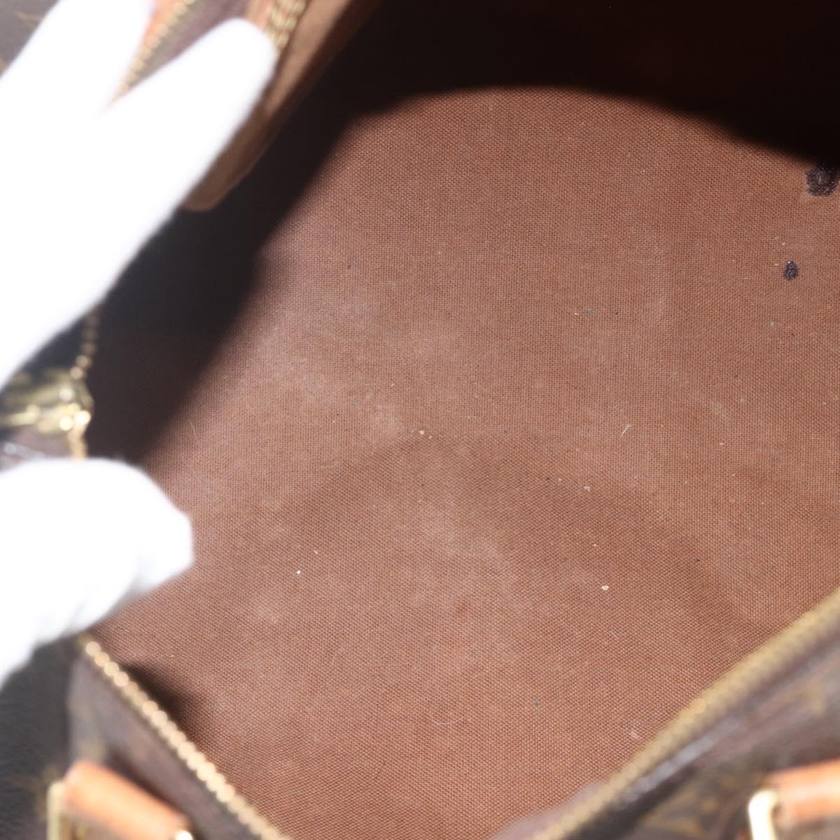 LOUIS VUITTON Monogram Speedy 30 Hand Bag M41526 LV Auth YKZ1288