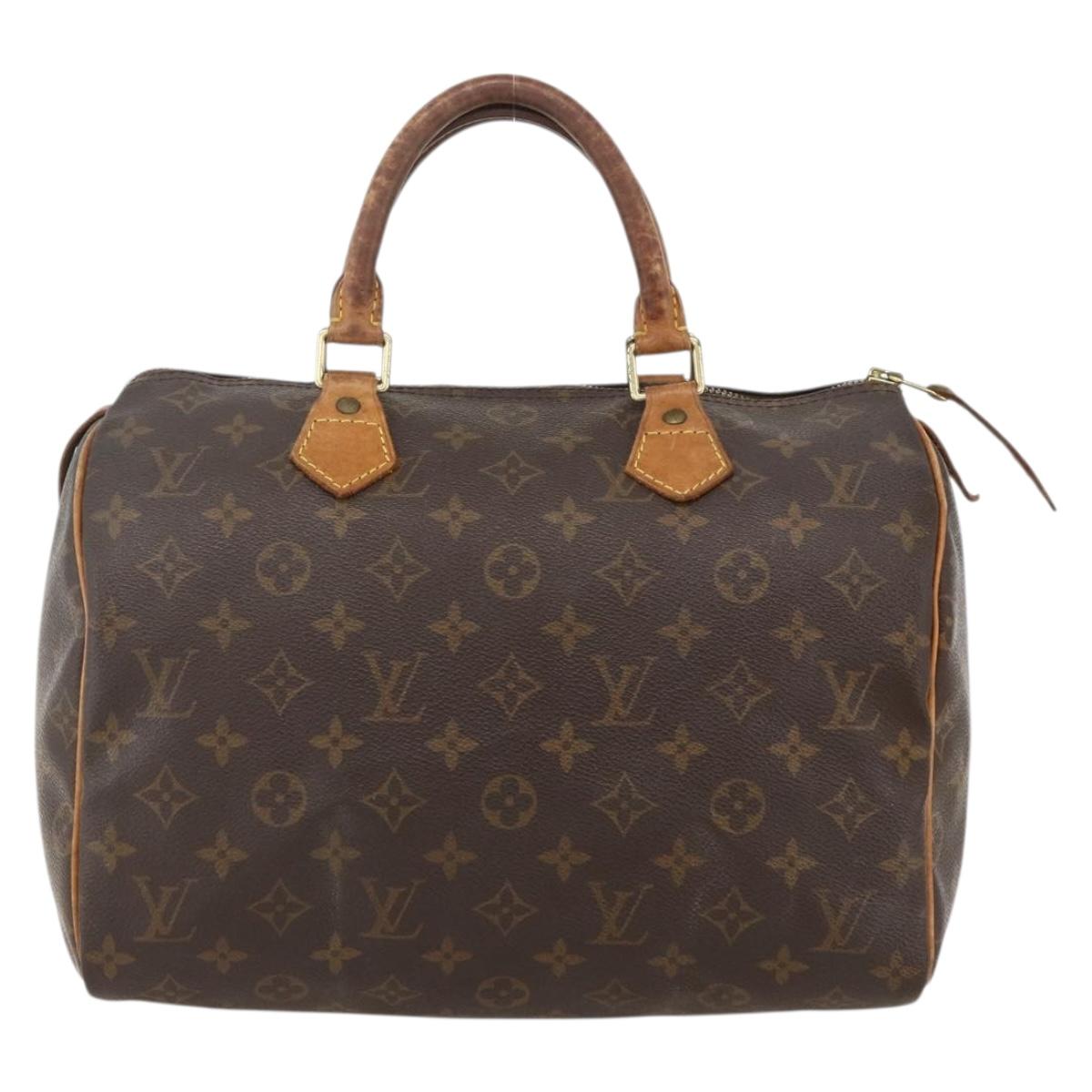 LOUIS VUITTON Monogram Speedy 30 Hand Bag M41526 LV Auth YKZ1288