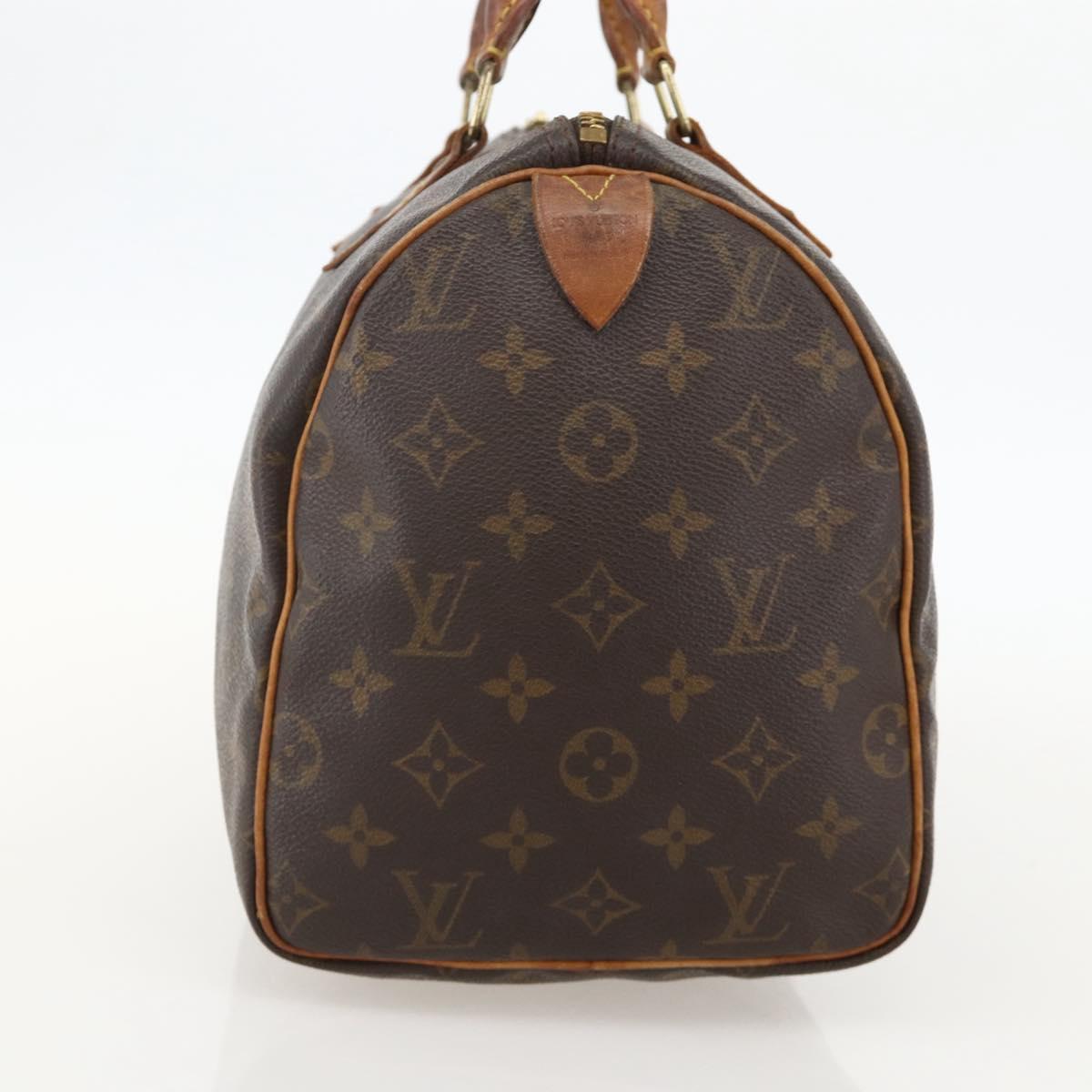 LOUIS VUITTON Monogram Speedy 30 Hand Bag M41526 LV Auth YKZ1288