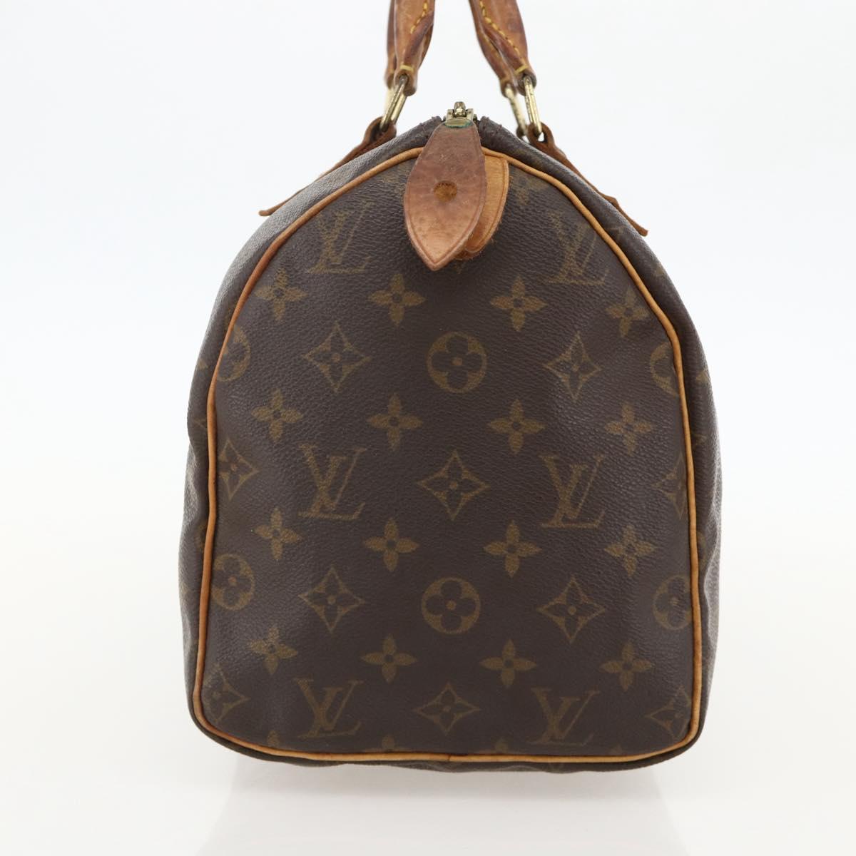 LOUIS VUITTON Monogram Speedy 30 Hand Bag M41526 LV Auth YKZ1288