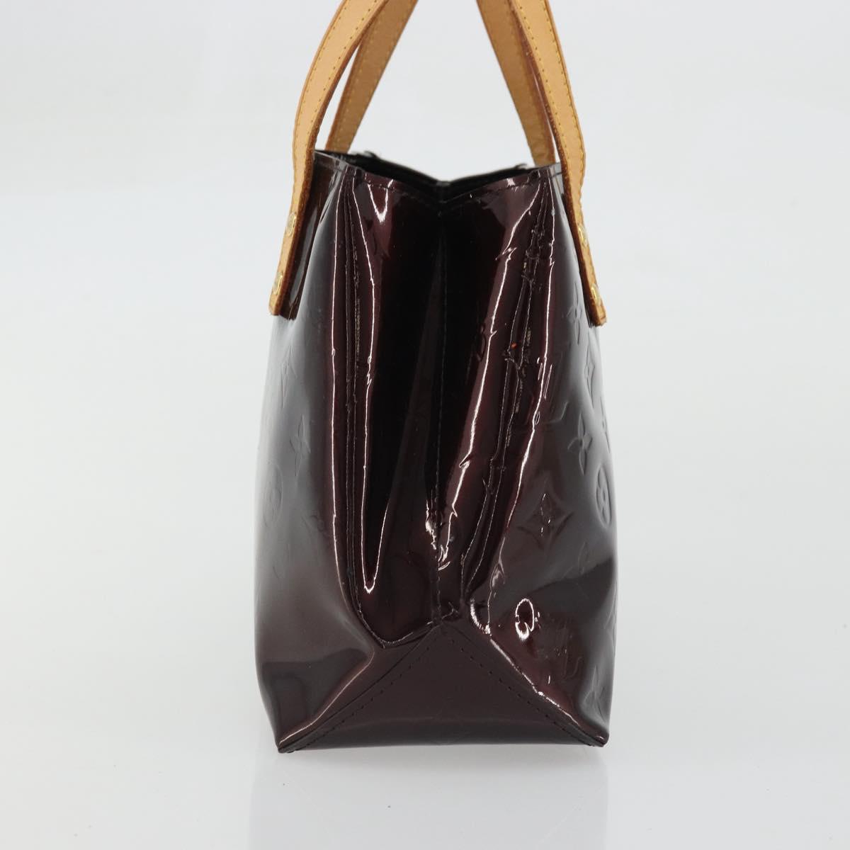LOUIS VUITTON Monogram Vernis Reade PM Hand Bag Amarante M91993 LV Auth YKZ1297A