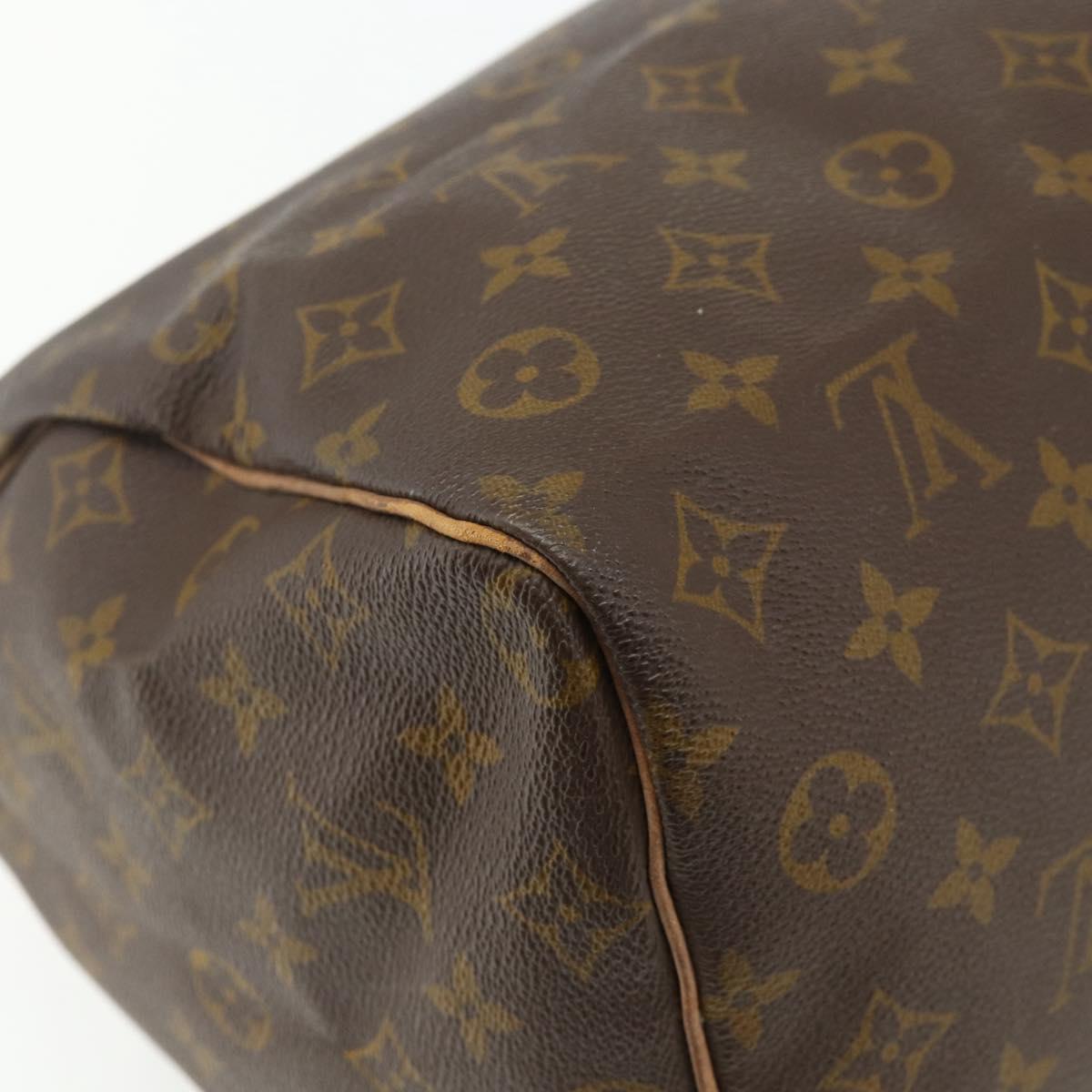LOUIS VUITTON Monogram Speedy 35 Hand Bag M41524 LV Auth YKZ1301A