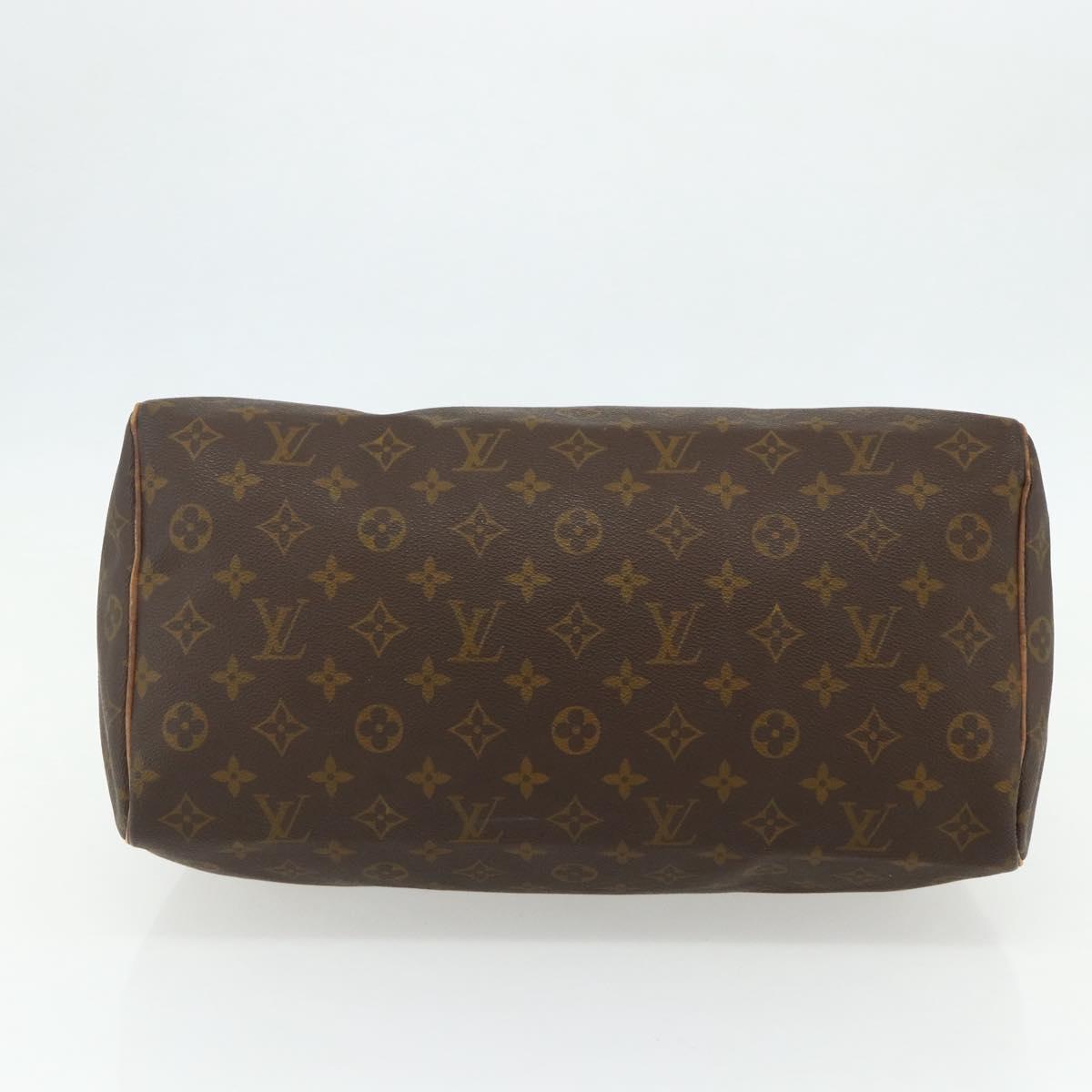 LOUIS VUITTON Monogram Speedy 35 Hand Bag M41524 LV Auth YKZ1301A