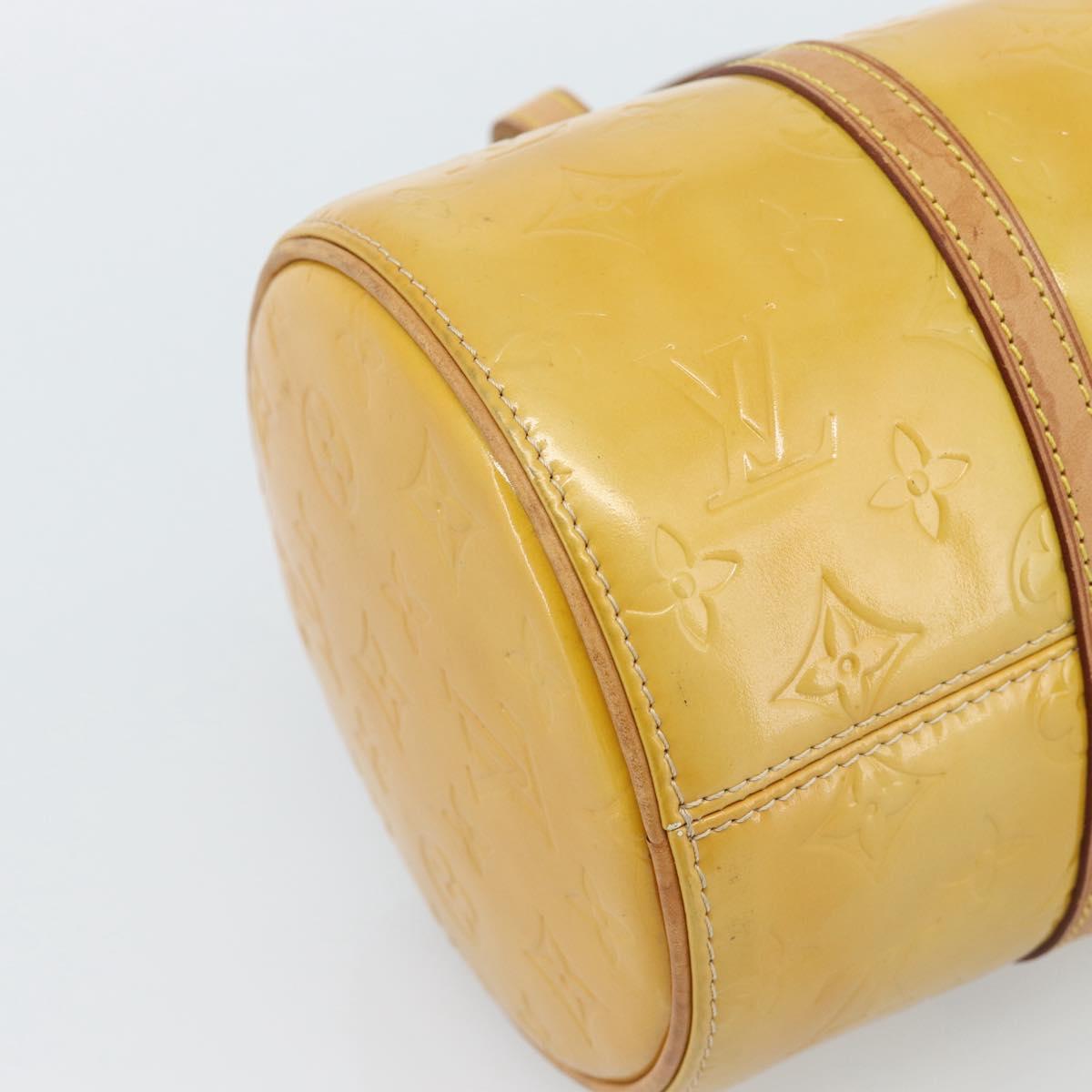 LOUIS VUITTON Monogram Vernis Bedford Hand Bag Beige M91006 LV Auth YKZ1306