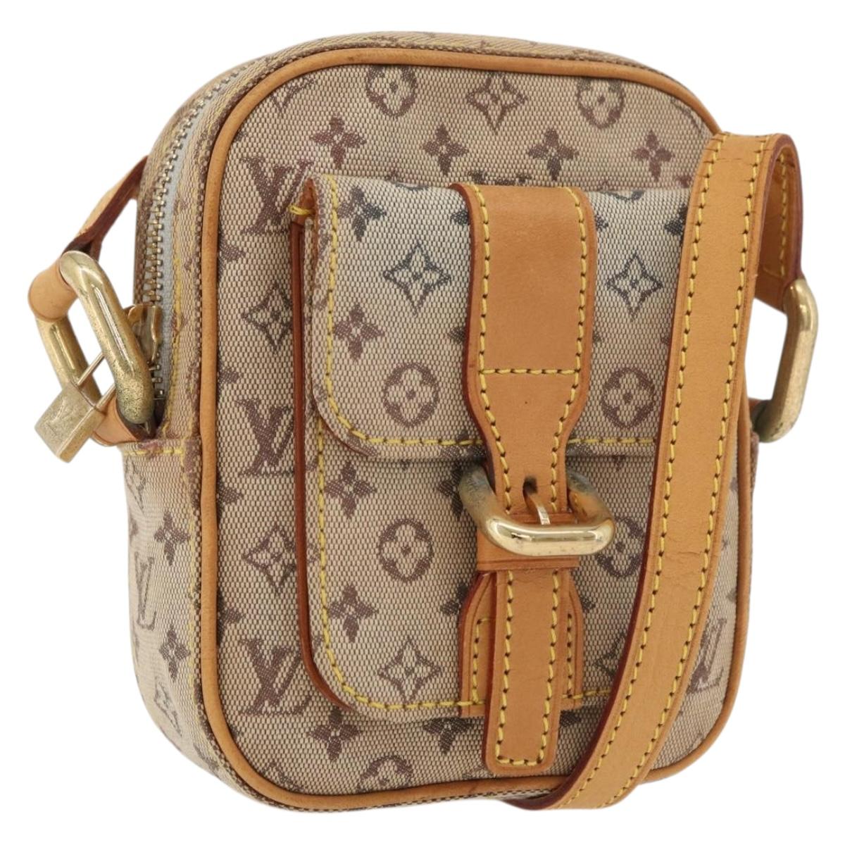 LOUIS VUITTON Monogram Mini Juliet PM Shoulder Bag Blue M92005 LV Auth YKZ1334