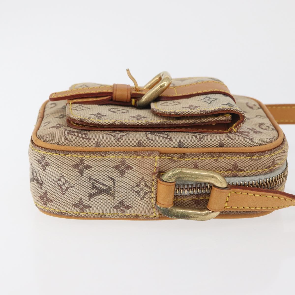 LOUIS VUITTON Monogram Mini Juliet PM Shoulder Bag Blue M92005 LV Auth YKZ1334