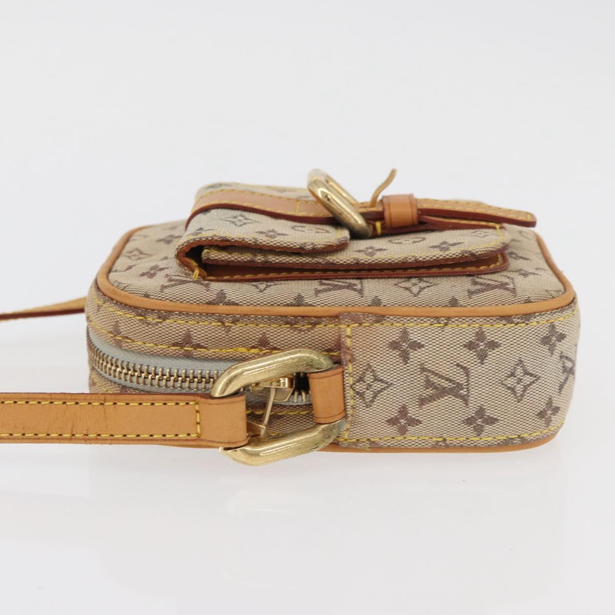 LOUIS VUITTON Monogram Mini Juliet PM Shoulder Bag Blue M92005 LV Auth YKZ1334