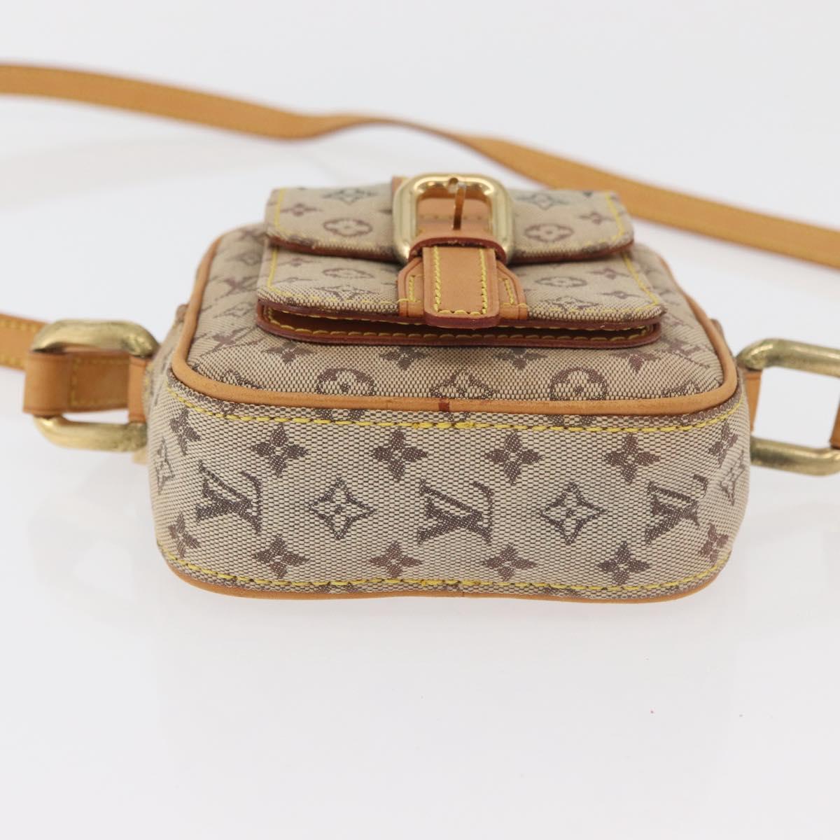 LOUIS VUITTON Monogram Mini Juliet PM Shoulder Bag Blue M92005 LV Auth YKZ1334