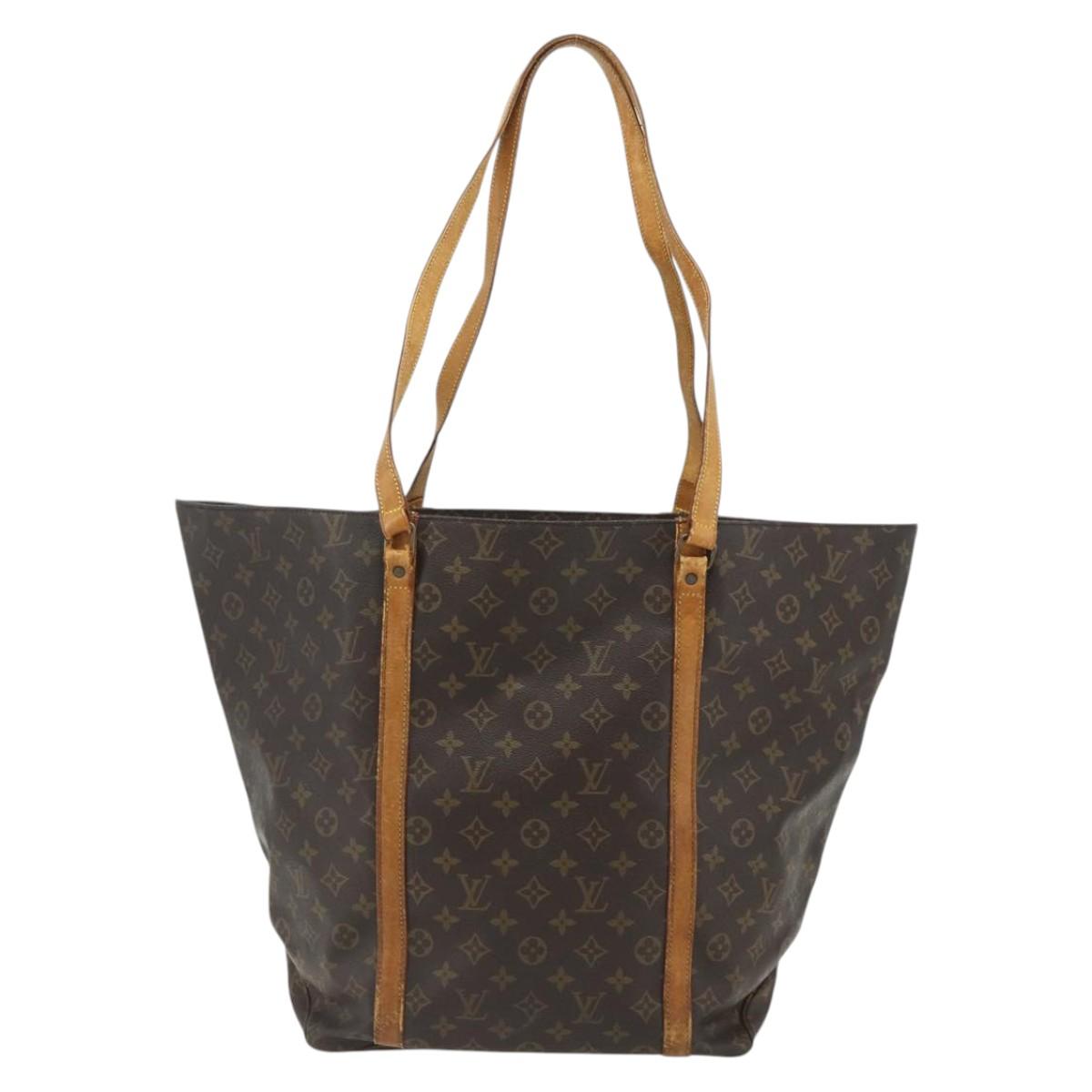 LOUIS VUITTON Monogram Sac Shopping GM Tote Bag M51110 LV Auth YKZ1357
