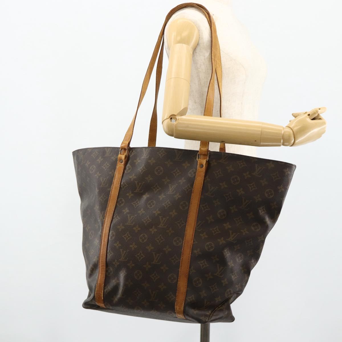 LOUIS VUITTON Monogram Sac Shopping GM Tote Bag M51110 LV Auth YKZ1357