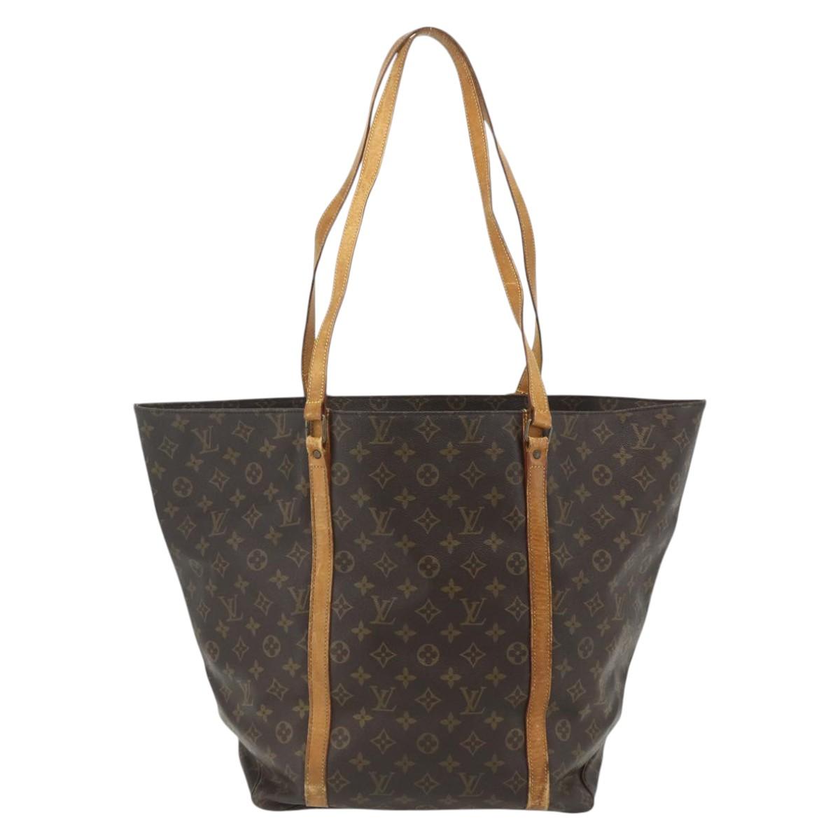 LOUIS VUITTON Monogram Sac Shopping GM Tote Bag M51110 LV Auth YKZ1357