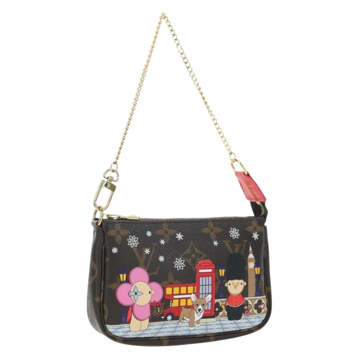 LOUIS VUITTON Vivienne Mini Pochette Accessoires Pouch M80863 LV Auth YKZ1367SAM