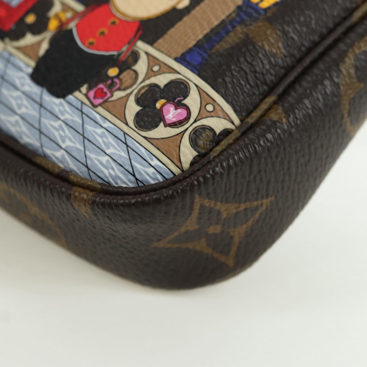 LOUIS VUITTON Vivienne Mini Pochette Accessoires Pouch M80863 LV Auth YKZ1367SAM