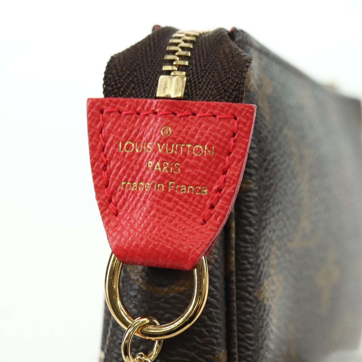 LOUIS VUITTON Vivienne Mini Pochette Accessoires Pouch M80863 LV Auth YKZ1367SAM