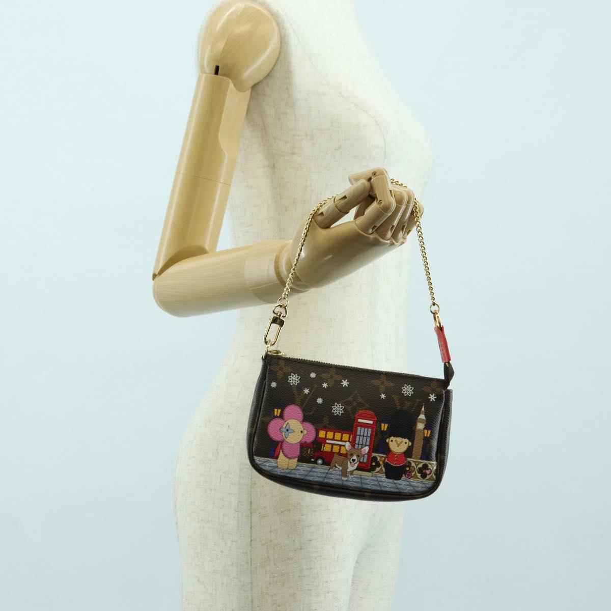 LOUIS VUITTON Vivienne Mini Pochette Accessoires Pouch M80863 LV Auth YKZ1367SAM