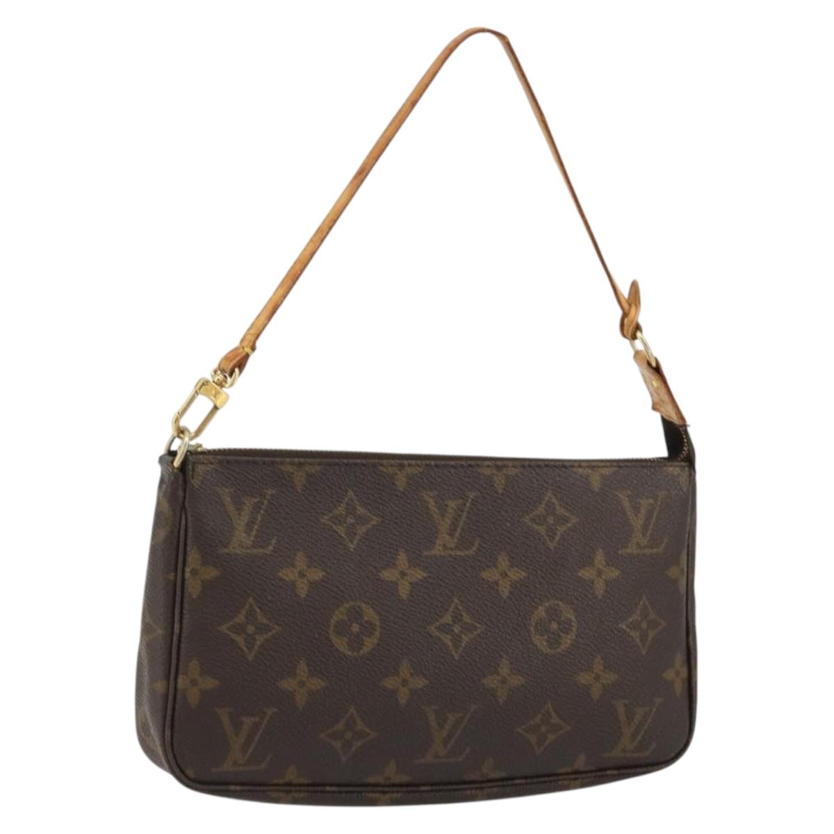 LOUIS VUITTON Monogram Pochette Accessoires Pouch M51980 LV Auth YKZ1376