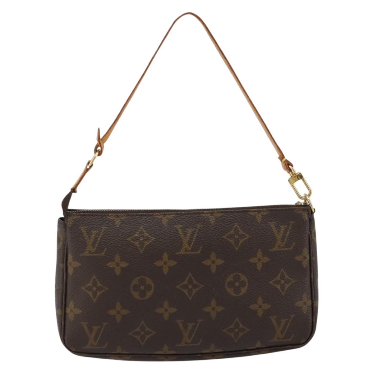 LOUIS VUITTON Monogram Pochette Accessoires Pouch M51980 LV Auth YKZ1376