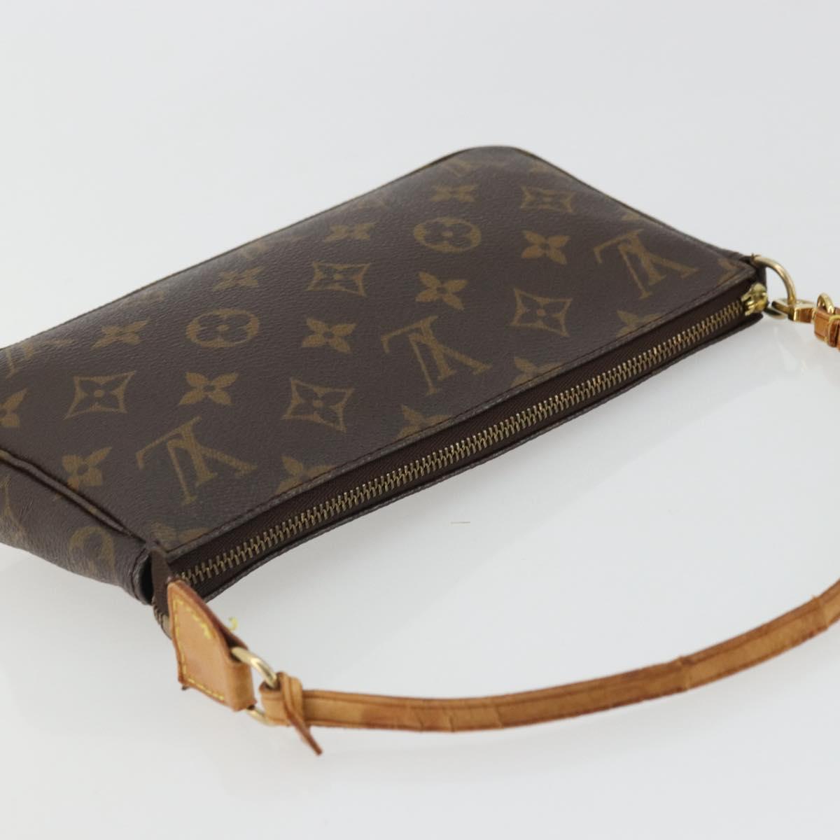 LOUIS VUITTON Monogram Pochette Accessoires Pouch M51980 LV Auth YKZ1376