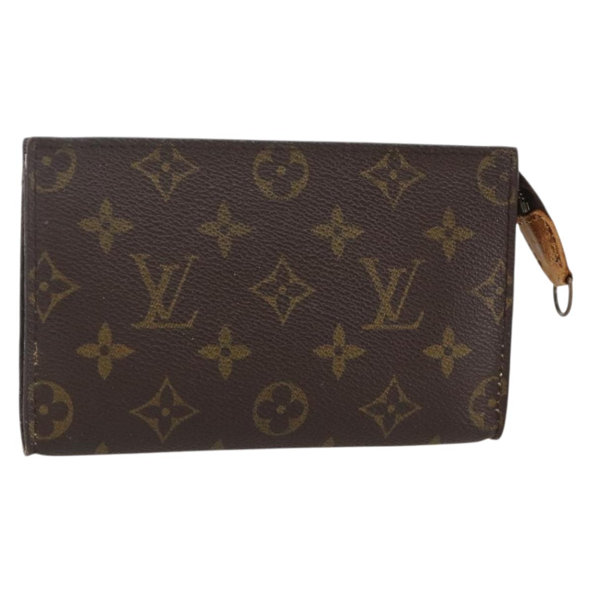 LOUIS VUITTON Monogram Bucket PM Accessory Pouch LV Auth YKZ1379