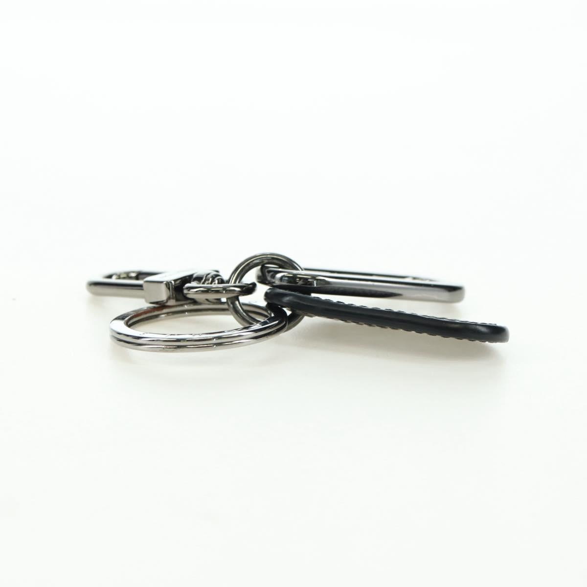 LOUIS VUITTON Monogram Porte Cles LV Signature Charm Black M00927 Auth YKZ1420M