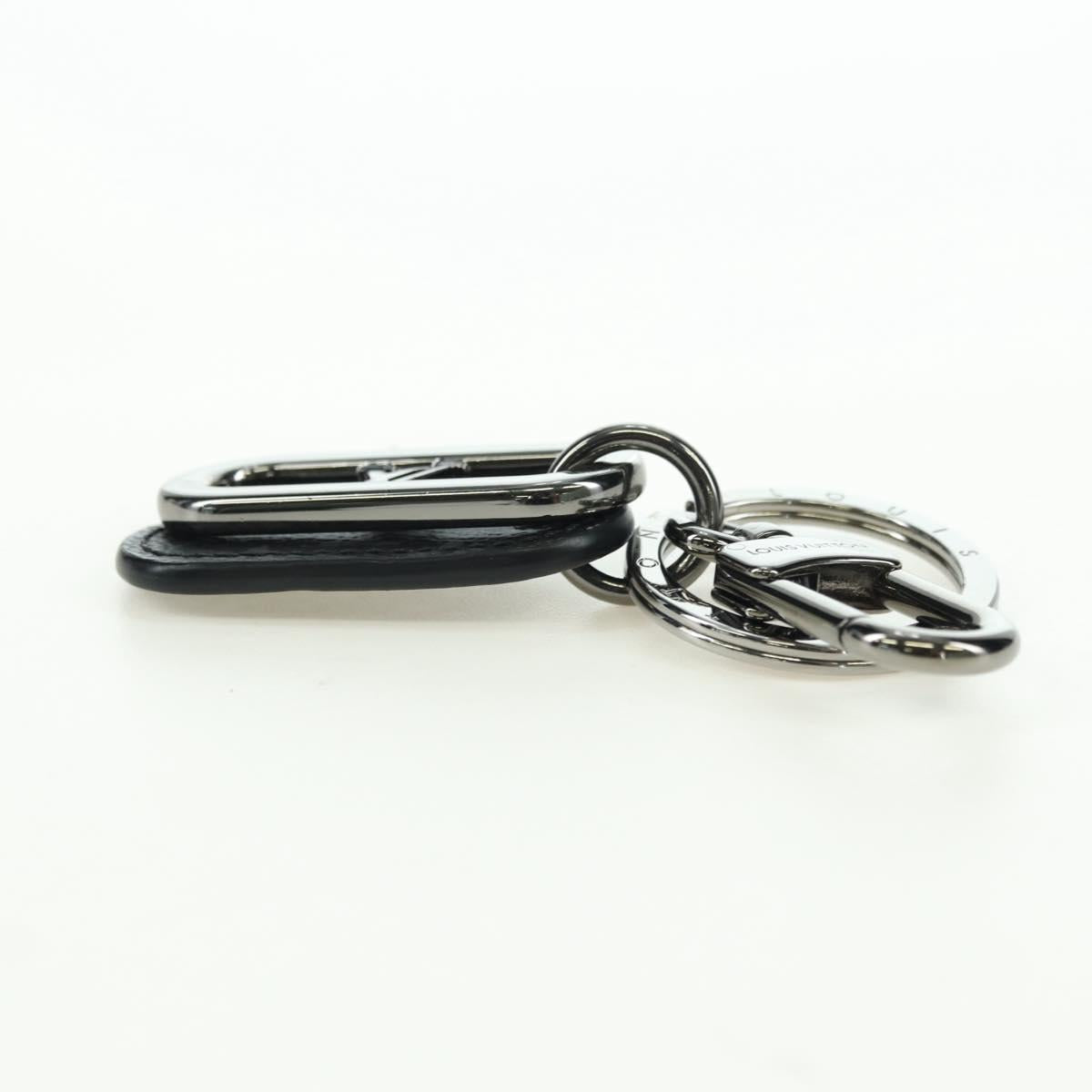 LOUIS VUITTON Monogram Porte Cles LV Signature Charm Black M00927 Auth YKZ1420M