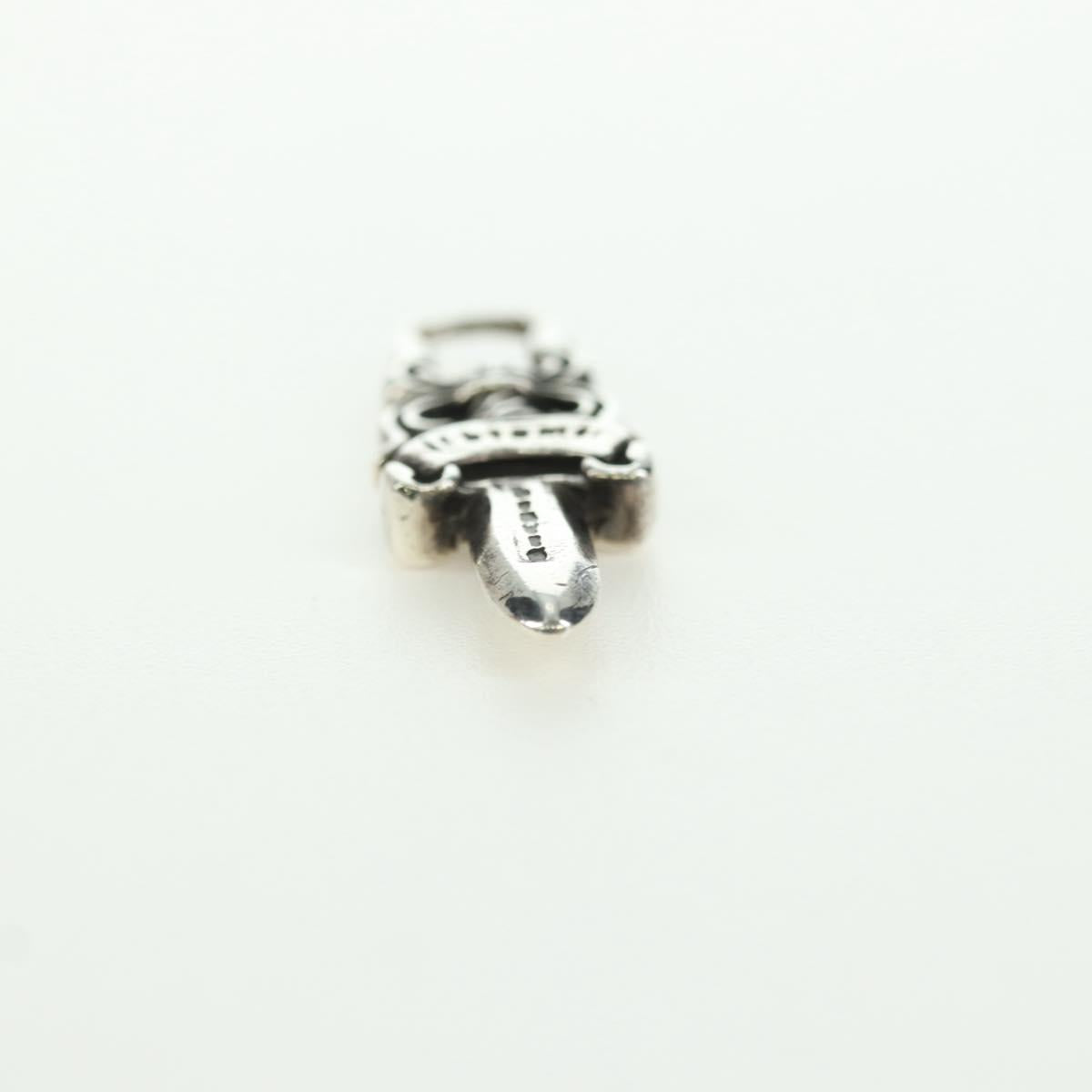 Chrome Hearts Dagger Charm Pendant Top Ag925 Silver Auth YKZ1426V