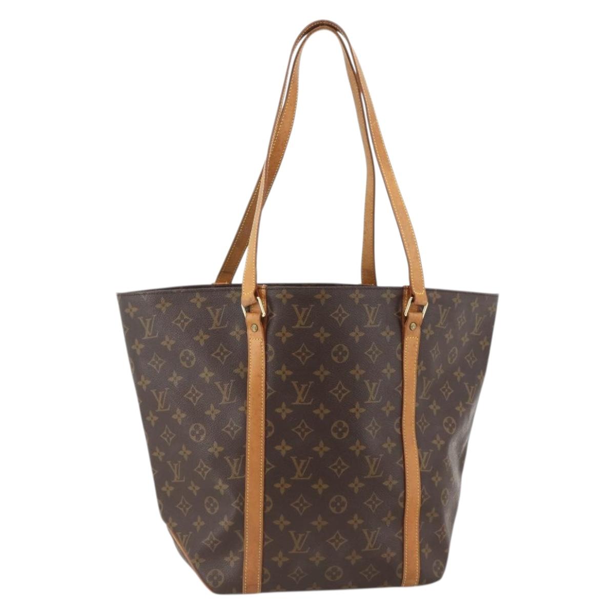 LOUIS VUITTON Monogram Sac Shopping Tote Bag M51108 LV Auth YKZ1446