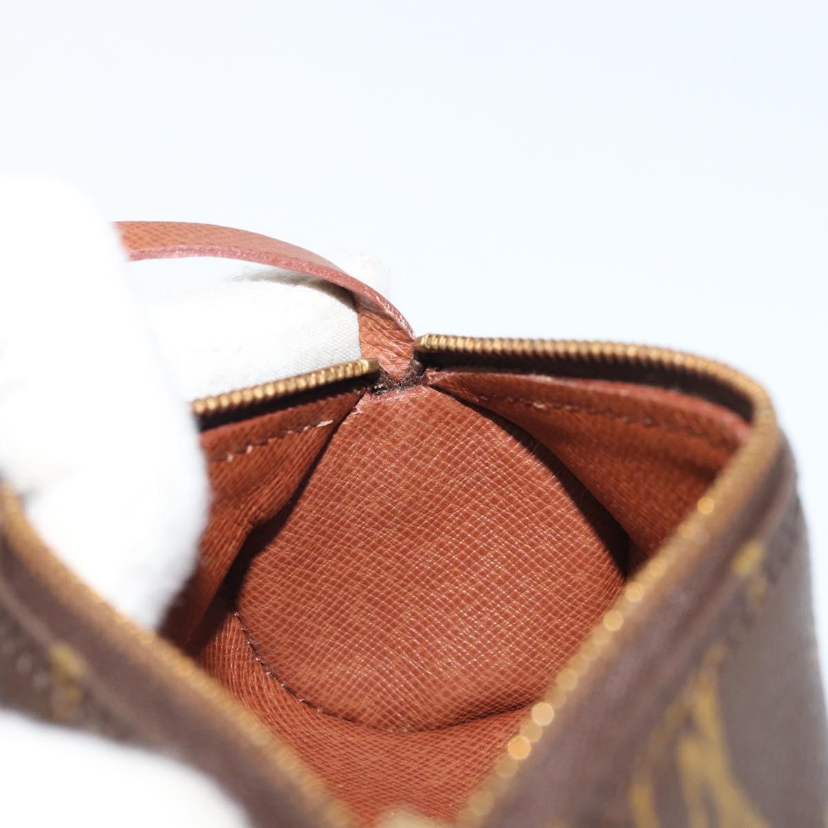 LOUIS VUITTON Monogram Papillon Pouch LV Auth YKZ1451