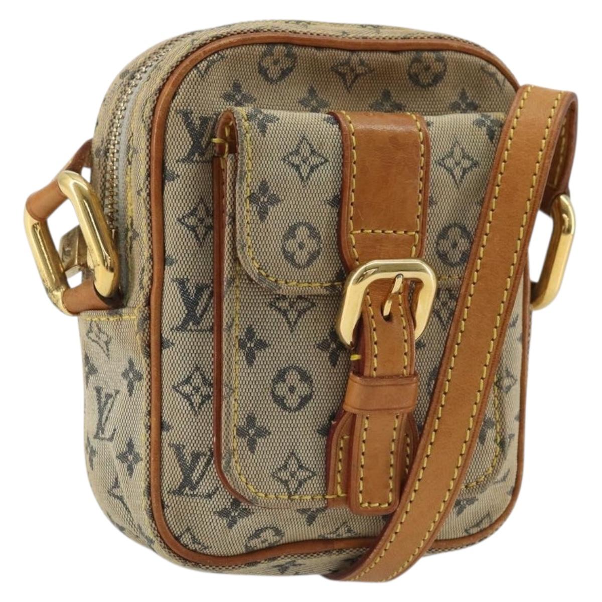 LOUIS VUITTON Monogram Mini Juliet PM Shoulder Bag Blue M92005 LV Auth YKZ1470