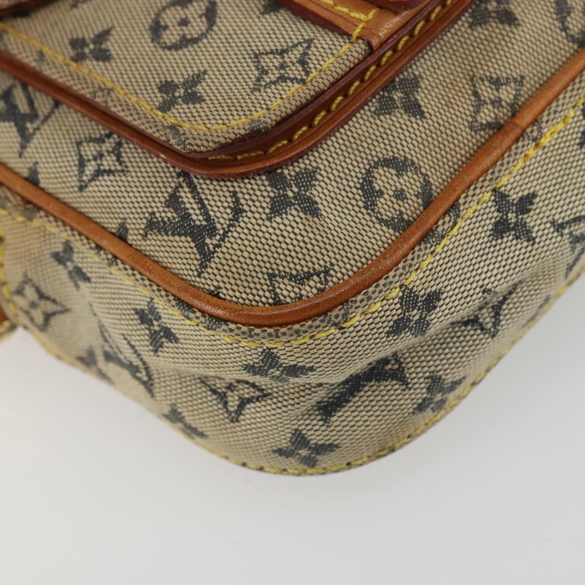 LOUIS VUITTON Monogram Mini Juliet PM Shoulder Bag Blue M92005 LV Auth YKZ1470