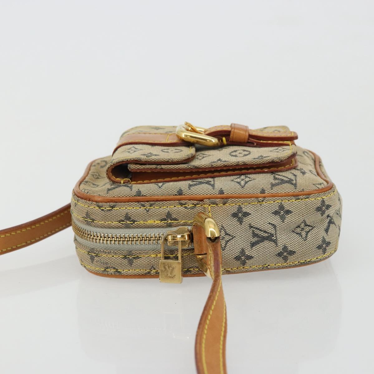 LOUIS VUITTON Monogram Mini Juliet PM Shoulder Bag Blue M92005 LV Auth YKZ1470