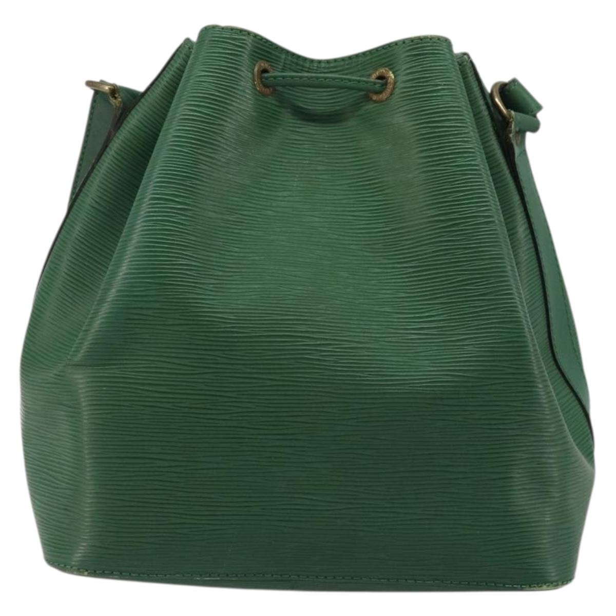 LOUIS VUITTON Epi Petit Noe Shoulder Bag Green M44104 LV Auth YKZ1495