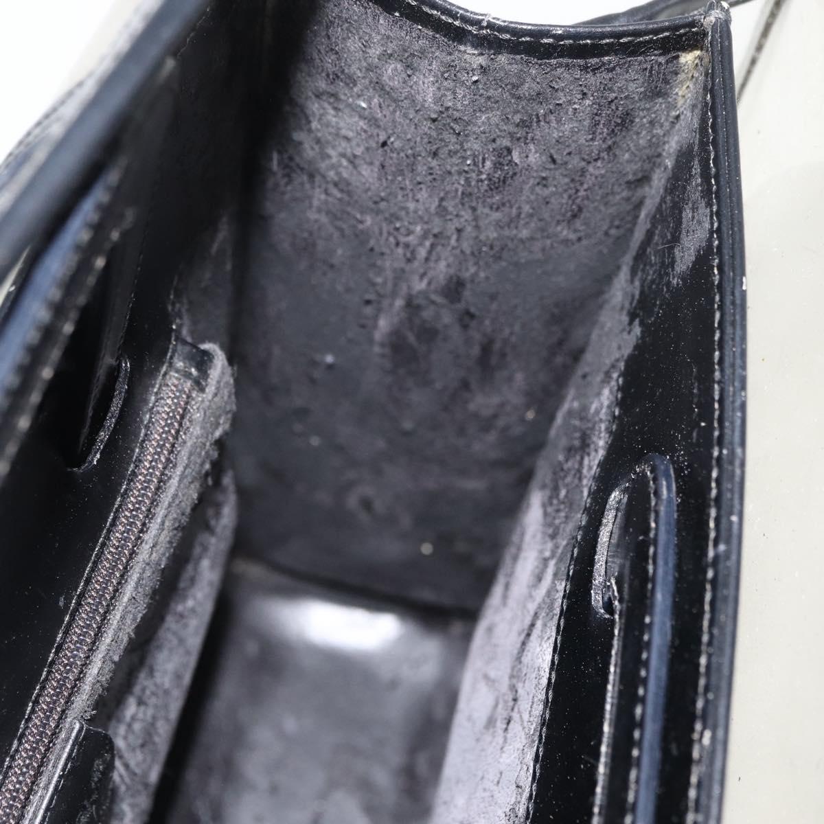 GUCCI Hand Bag Vinyl Black 002 2058 0454 5 Auth YKZ1500