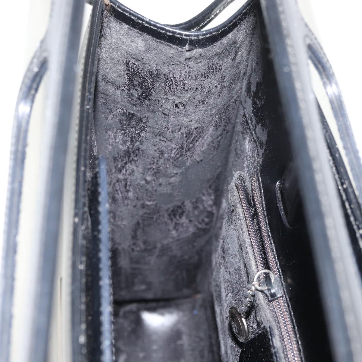 GUCCI Hand Bag Vinyl Black 002 2058 0454 5 Auth YKZ1500