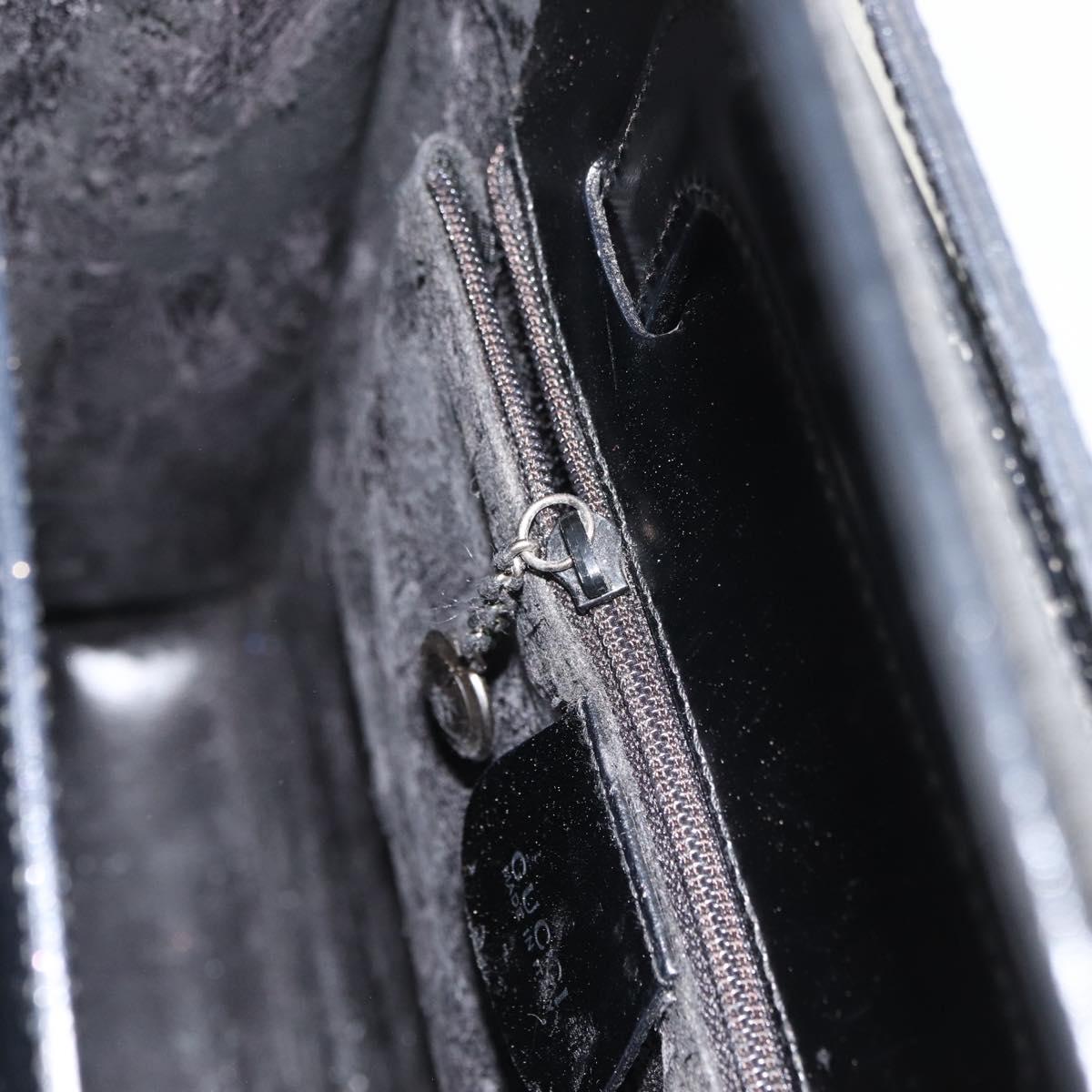 GUCCI Hand Bag Vinyl Black 002 2058 0454 5 Auth YKZ1500